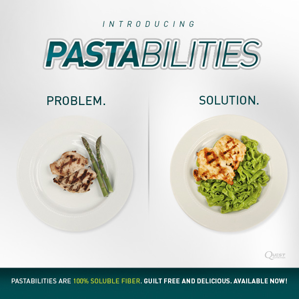 QUEST NUTRITION MAKES HEALTHY PASTA POSSIBLE WITH NEW PASTABILITIES