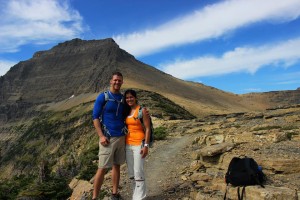 Scott and Whitney love to go on hiking adventures.