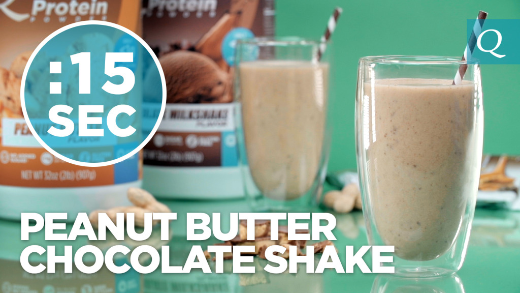 Quest Nutrition Chocolate Peanut Butter Protein Shake 15SecondRecipe