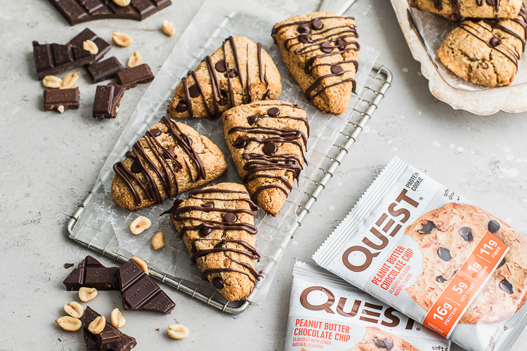 Get Creative with Your Cookie and Bake Up These Peanut Butter Chocolate Chip Cookie Scones