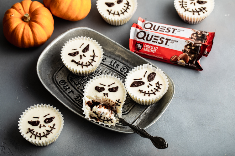 Enjoy the Bone-Tingling Good Taste of Our Halloween Skeleton Cheesecake Cups