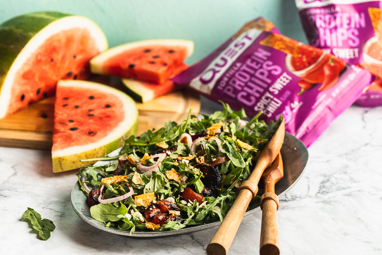 Add a Spicy Sweet Chili Kick to Your Greens With This Refreshing Grilled Watermelon Salad